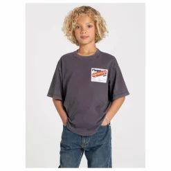 Online Finger in the nose T-shirt King Coton Bio | Gris charbon