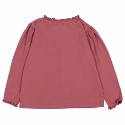 Clearance Búho T-shirt Lace Coton Bio | Mauve