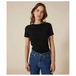 Clearance Petit Bateau T-shirt l'Iconique - Collection Femme | Noir