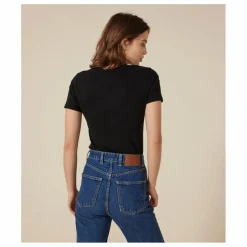 Clearance Petit Bateau T-shirt l'Iconique - Collection Femme | Noir