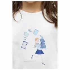 Tartine et Chocolat T-shirt Livres | Blanc Online