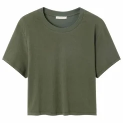Outlet American Vintage T-shirt Loose Ypawood | Vert forêt