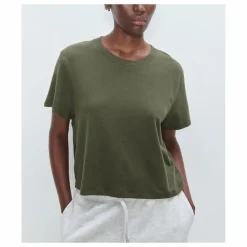 Outlet American Vintage T-shirt Loose Ypawood | Vert forêt