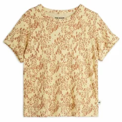 Discount Mini Rodini T-shirt Léopard | Beige