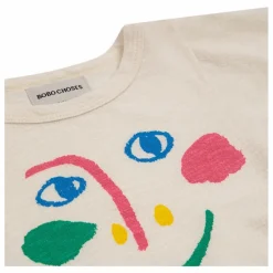 Bobo Choses T-Shirt Manches Ballon Coton Bio Visage | Ecru Best