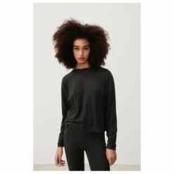 Femme American Vintage T-shirt Manches Longues Col Bateau Ypawood |