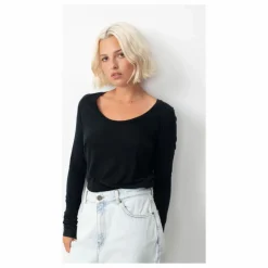 Femme American Vintage T-shirt Manches Longues Col U Jacksonville |