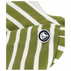 Enfant Petit Bateau T-Shirts, Chemises|Blouses, T-Shirts|T-shirt Marinière Logo Manche Coton Bio |