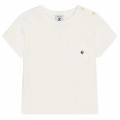 Hot Petit Bateau T-shirt Marmiton Jersey Flammé | Ecru