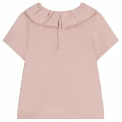 Hot Petit Bateau T-shirt Menthe Col Volant | Rose
