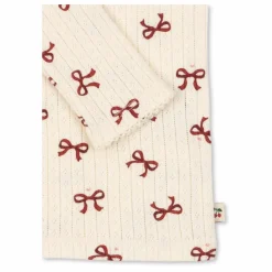 Enfant Konges Sløjd T-shirt Minnie Nœuds Pointelle Coton Bio |