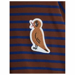 Sale Mini Rodini T-shirt Oiseau Coton Bio | Marron