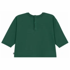 Clearance Petit Bateau T-shirt Ours Coton Bio | Vert sapin