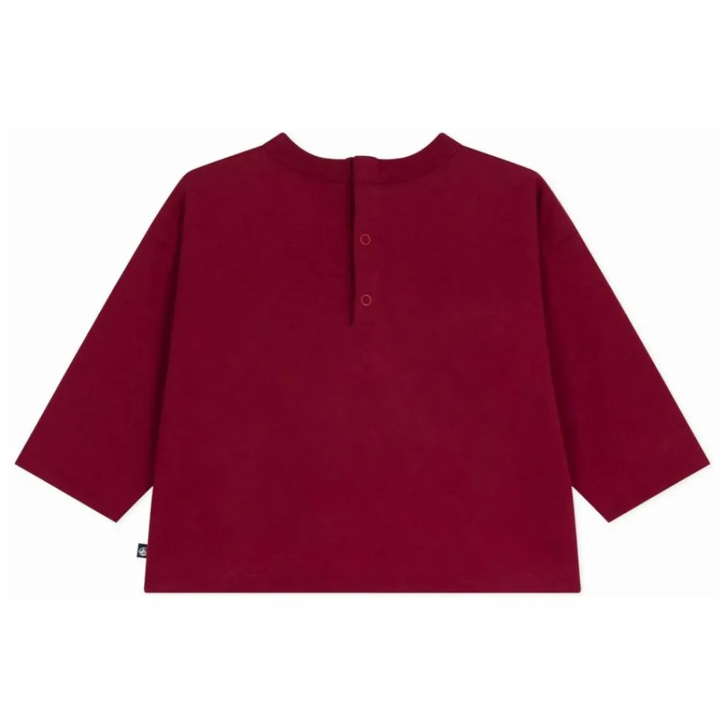 Petit Bateau T-shirt Ours Montagnes Coton Bio | Bordeaux Clearance
