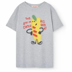 The Animals Observatory T-Shirt Oversize Big Rooster | Gris chiné Discount
