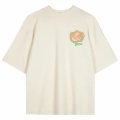 Clearance Bobo Choses T-shirt Oversize Carnation Coton Bio - Collection Femme | Blanc cassé