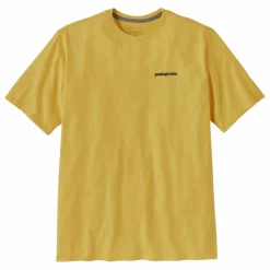 Patagonia T-shirt P-6 Logo Responsibili Fibres Recyclées | Jaune Online