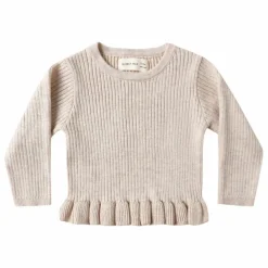 Enfant Quincy Mae Blouses, T-Shirts|Blouses, T-Shirts|T-shirt Peplum Maille Côtelée Bio |