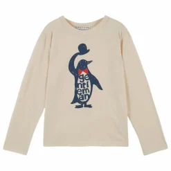 Emile et Ida T-shirt Pingouin | Ecru