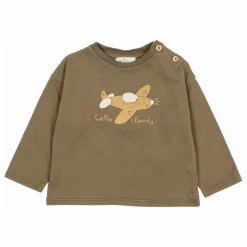 Búho T-shirt Plane Coton Bio | Vert kaki Best