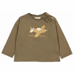 Búho T-shirt Plane Coton Bio | Vert kaki Best