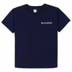 Online Sporty & Rich T-shirt Play Tennis Coton Recyclé | Bleu marine