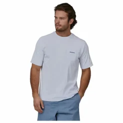 Homme Patagonia T-shirt Poche Boardshort Logo Recyclé |
