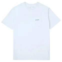 Homme Patagonia T-shirt Poche Boardshort Logo Recyclé |
