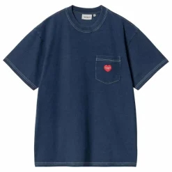 Outlet Carhartt WIP T-shirt Pocket Ingo | Dark Blue