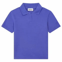 SMALLABLE BASICS T-Shirt Polo Garçon Coton Bio | Bleu Clearance