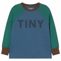 Enfant Tinycottons T-Shirts, Chemises|Blouses, T-Shirts|T-shirt Raglan Colorblock Coton Bio |