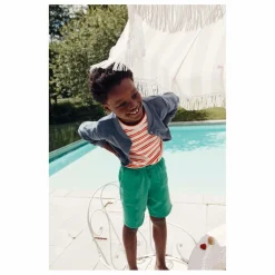 Emile et Ida T-Shirt Rayure Eponge | Rouge Outlet