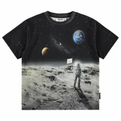 Molo T-shirt Riley Moon Coton Bio | Noir Hot