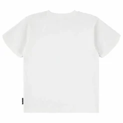 Molo T-shirt Riley Smiley Coton Bio | Blanc Clearance