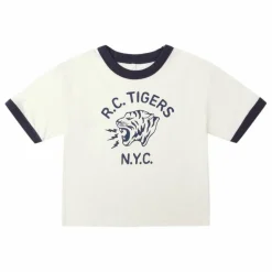 Rylee + Cru T-shirt Ringer Tigers Mini | Ivoire Online