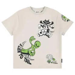 Enfant Molo T-Shirts, Chemises|T-shirt Rodney Alien Coton Bio |