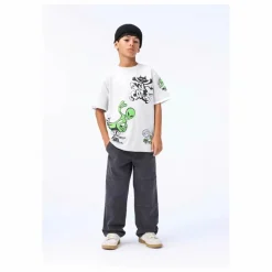 Enfant Molo T-Shirts, Chemises|T-shirt Rodney Alien Coton Bio |