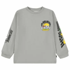 Clearance Molo T-shirt Rube Funny Food Coton Bio | Gris