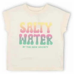 the new society T-shirt Salty Water Petros | Ecru Online