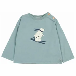 Búho T-shirt Ski Coton Bio | Vert Cèdre Sale