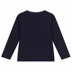 Petit Bateau T-shirt Sérigraphié | Bleu nuit Outlet