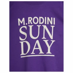 Mini Rodini T-Shirt Sunday Coton Bio | Violet Discount