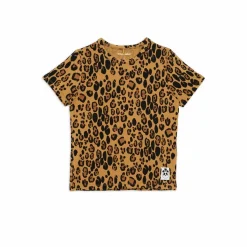 Enfant Mini Rodini T-Shirts, Chemises|T-shirt Tencel Léopard |