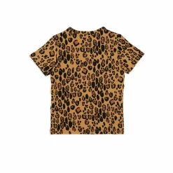 Enfant Mini Rodini T-Shirts, Chemises|T-shirt Tencel Léopard |