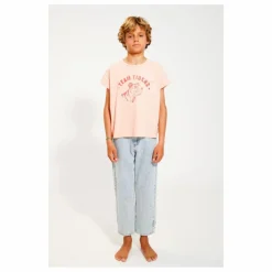 Piupiuchick T-shirt Tiger | Rose pêche Hot