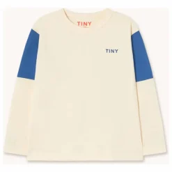 Outlet Tinycottons T-shirt Tiny Colorblock Coton Bio | Crème