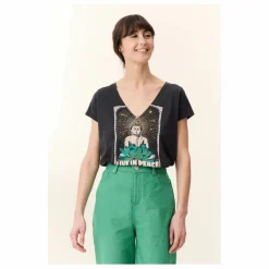 Hot Leon & Harper T-shirt Tonton Yoga Coton Bio | Carbone