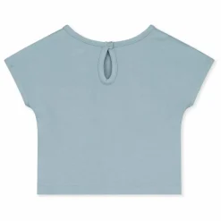 Discount Gray Label T-shirt Top Coton Bio | Bleu ciel