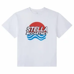Clearance Stella McCartney Kids T-Shirt Vague | Blanc