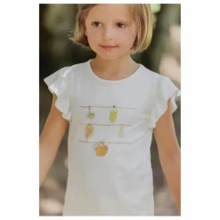 Hot Tartine et Chocolat T-shirt Volants | Ecru